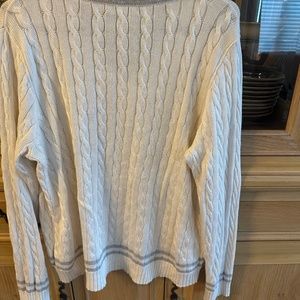 Lauren Ralph Lauren ivory V neck sweater